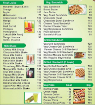 Sai Siddhi Juice And Snack's Corner menu 1