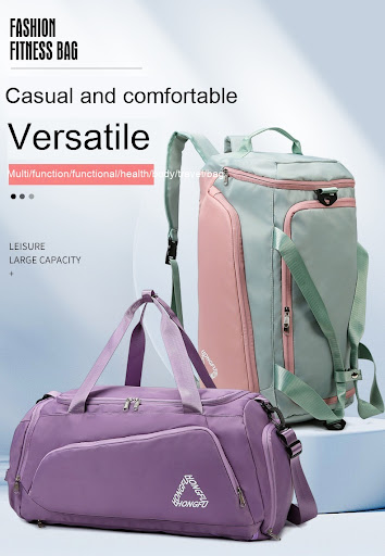 Title 2, Dry Wet Separation Backpack Portable Large Capa...