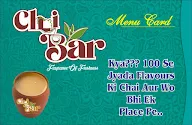 Chai Bar menu 1