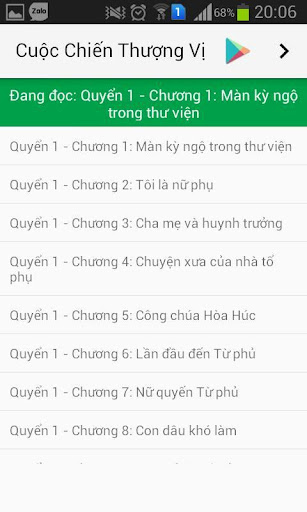 Truyện Cuộc Chiến Thượng Vị