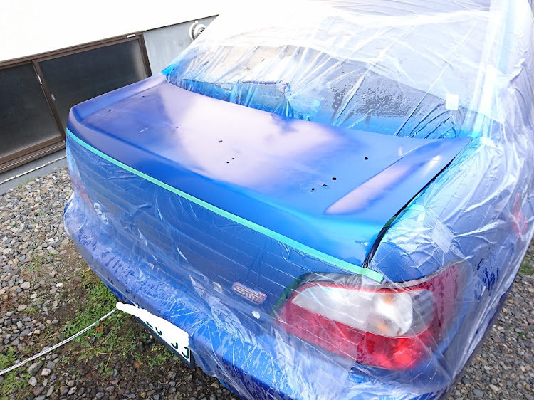 インプレッサ WRX STIのトランク塗装・DIYに関するカスタム事例の投稿画像4枚目