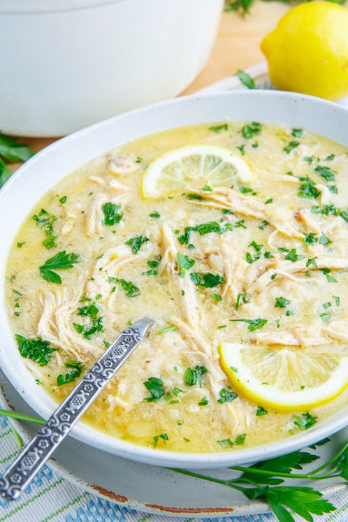 Avgolemono Soup (aka Greek Lemon Chicken Soup)