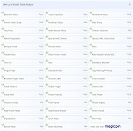 Hotel New Mayur menu 4