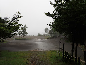 駐車場と展望地