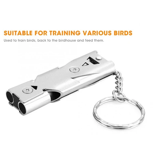 Birds Ultrasonic Training Whistle Stainless Steel Return To Nest Bird Training Tool For Parrot Pigeon Bird Accessories
