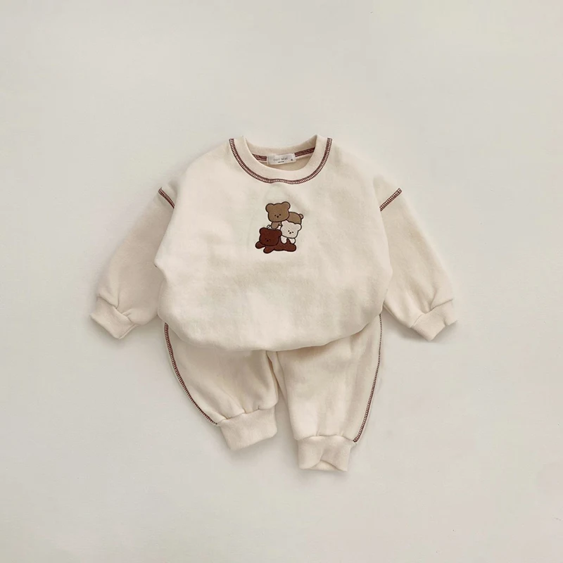 Conjunto de leggings Baby Cute Little Bear, macias e adoráveis. Proporciona conforto e liberdade de movimento para o seu bebê.