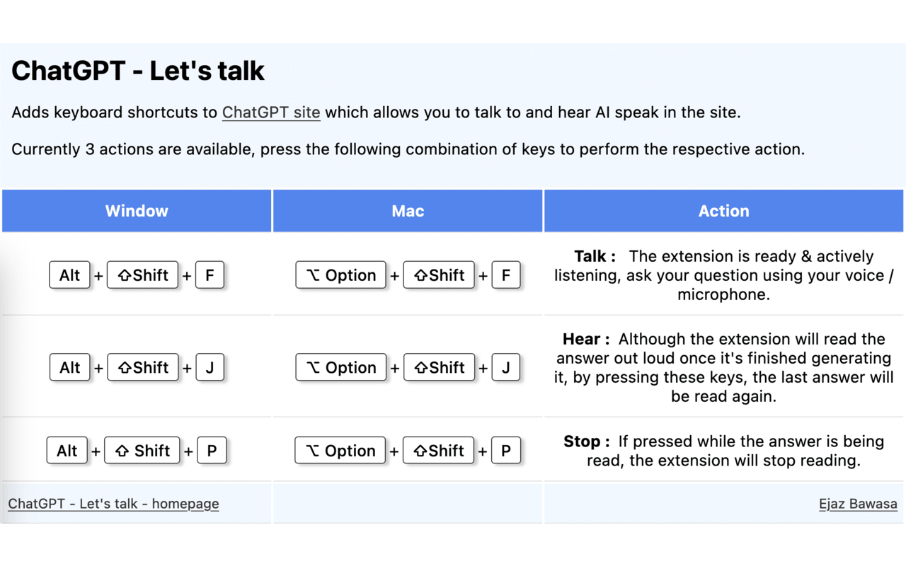 ChatGPT - Lets talk Preview image 1