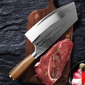 Dao - Dao Bếp Nhật Bản Santoku Thép Damascus Mã A2Dt124 Vns