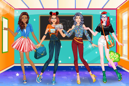 Télécharger Gratuit Au Lycée - Jeux d’habillage APK MOD (Astuce) screenshots 1