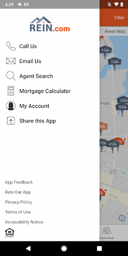 Screenshot REIN Real Estate and Rentals