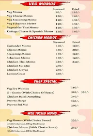 Sabroso Momos And Oriental Food menu 2