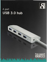 Kabel DELTACO USB 3.0 HUB 4xA 0,3m (Org.nr.UH-484)