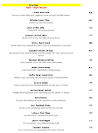 Zaffran menu 2