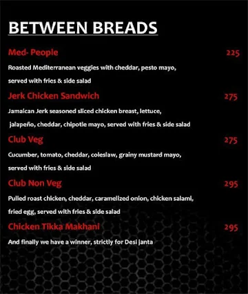 Raftaar menu 