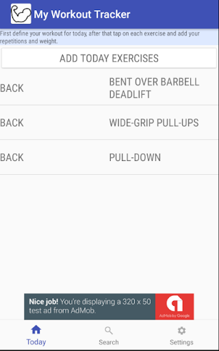 My Workout Tracker 1.2 screenshots 2