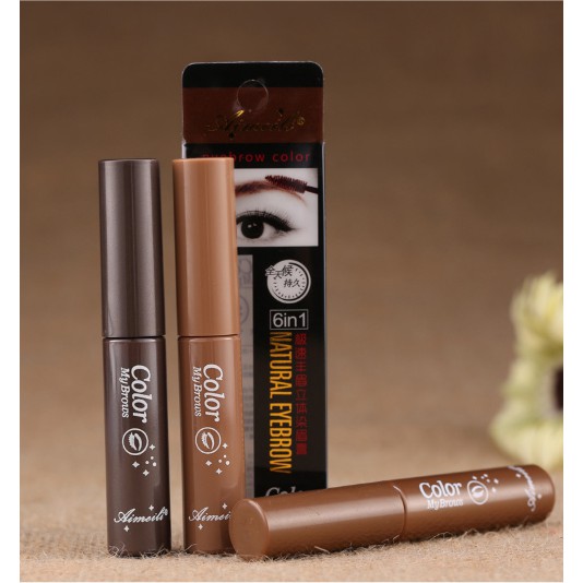 Mascara Nhuộm Màu Lông Mày Color My Brows Aimeili 6 In 1 Aml163