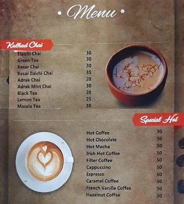 Calypso Cafe menu 