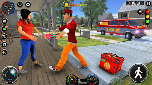 Screenshot Pizza Delivery Game: Car Games