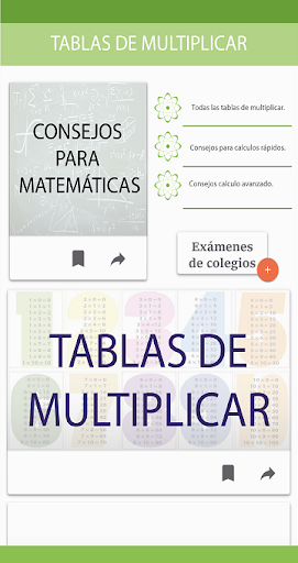 Tablas de Multiplicar