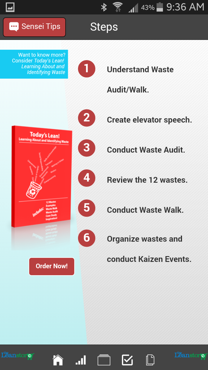 Manufacturing Waste Audit/Walk Screen 2