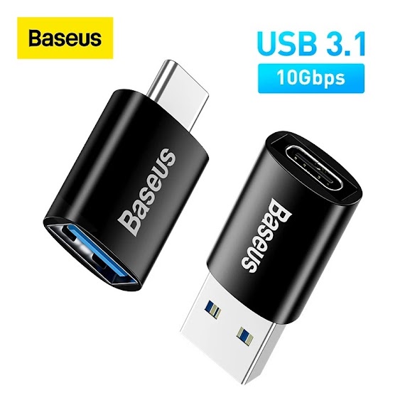 Đầu Chuyển Đổi Otg Baseus Usb 3.1 Type C Sang Usb Cao Cấp Thích Hợp Cho Laptop Mac Pro Air Samsung