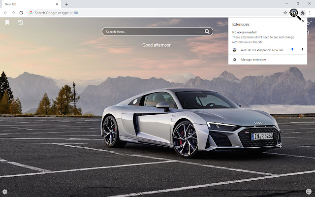 Audi R8 Live Wallpapers New Tab