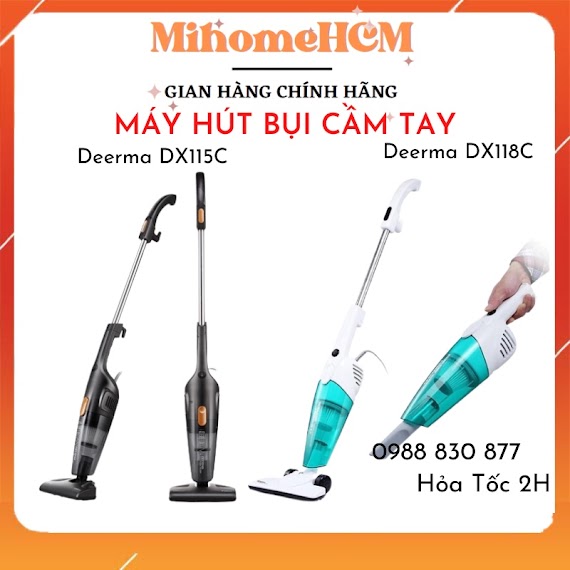 Máy Hút Bụi Cầm Tay Có Dây Xiaomi Deerma Dx115C | Dx118C - Bh 3 Tháng