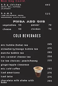 My Tea Chapel- Pinsa Pizza & Waffles menu 5