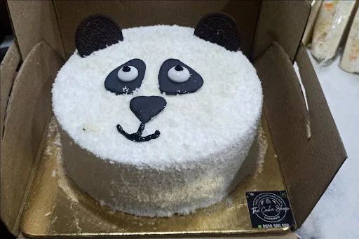 Panda Face Cake