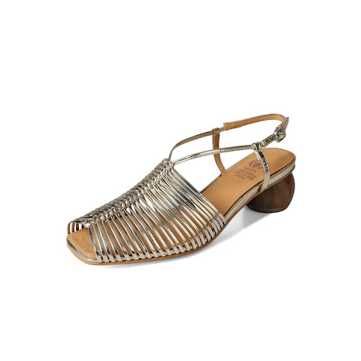 Title 5, Retro Roman Chunky Heel Square Toe Lace-up Sand...