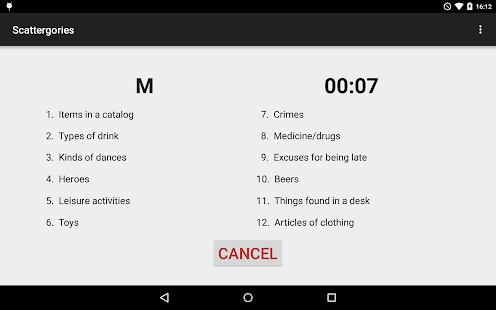Scattergories Screenshots 1