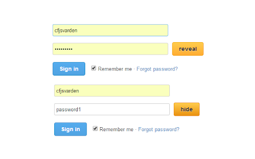 Password revealer