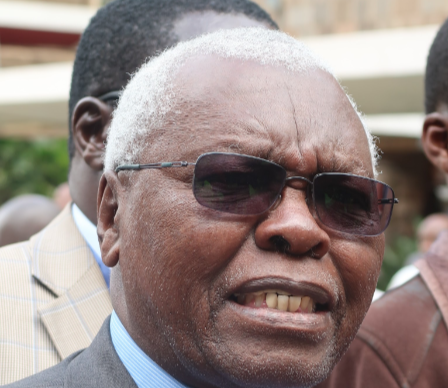 Presidential working party on education reforms Chairperson Prof. Raphael Munavu speaking during the collection of public views at the University of Nairobi, November 11, 2022.