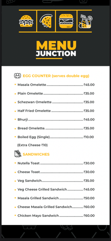 The Bhooka-Soor menu 