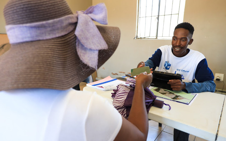 Final voter registration weekend in Cosmo City on February 3 in Johannesburg. Voting allows people to be part of the decision-making that affects their lives and the country’s future.