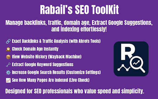 Rabail's SEO Toolkit