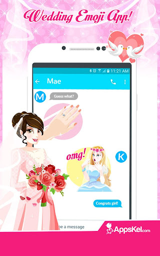 Wedding Emoji Stickers- Bride  Groom Marriage App