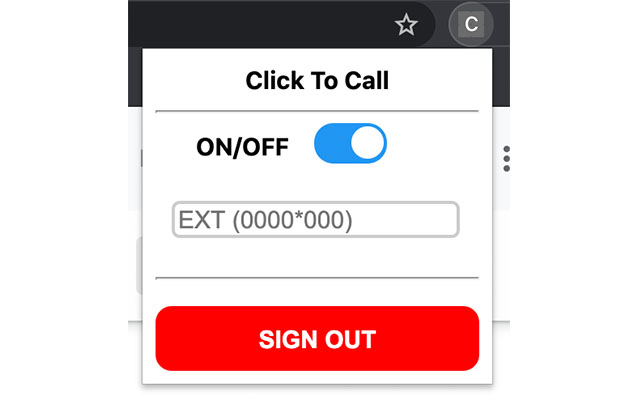 BugFyxe Click To Call chrome extension