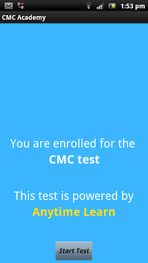 CMC Entrance Test