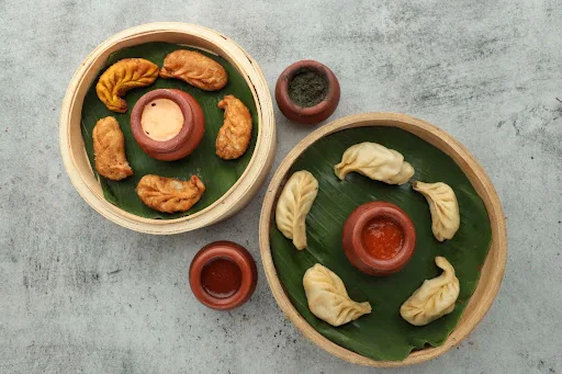 Chicken Fried Momos(3pcs)+ Chicken Momos (3pcs)