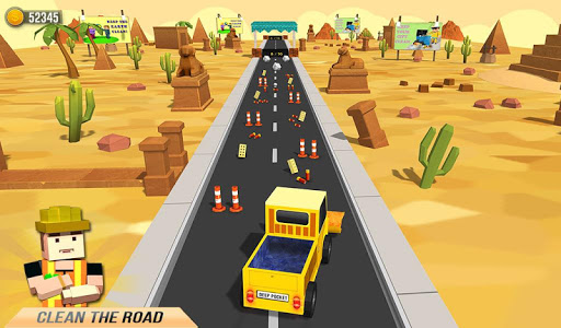 Street Cleaner - Garbage Collector Game