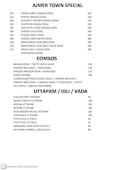 The Dosa Bazzar - 111 Kinds Of Dosa's menu 6