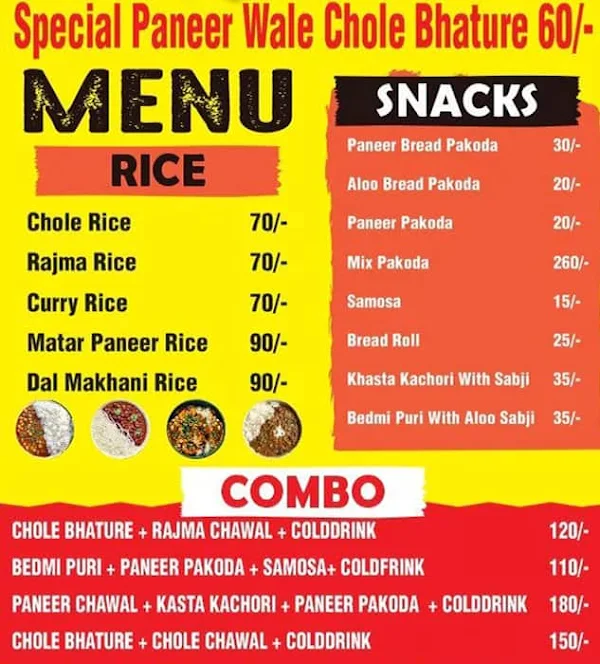 Rohit Fast Food Corner menu 