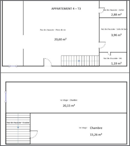Vente appartement 3 pièces 71 m² à Rochefort (17300), 132 000 €