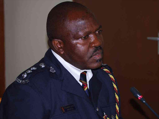 Nakuru base commander Mitsanze Thoya is vetted on August 23 /FILE