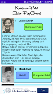 Kumpulan Puisi 1.0 APK + Mod (Unlimited money) إلى عن على ذكري المظهر