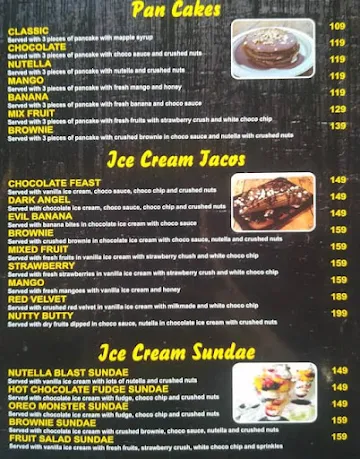 #Waffles menu 