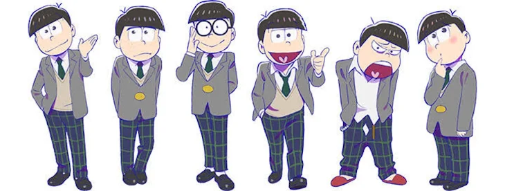 「おそ松さん」のメインビジュアル