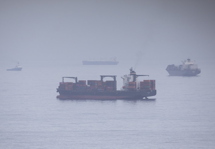 Danish shipping company AP Moller-Maersk said it will pause all container shipments through the Red Sea until further notice, and German container line Hapag Lloyd said it is considering a similar move, after attacks from Houthi-controlled Yemen struck two Liberian-flagged ships in the Bab al-Mandab Strait on Friday. File photo.