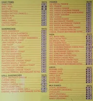 Shiv Sai Bhelpuri menu 1